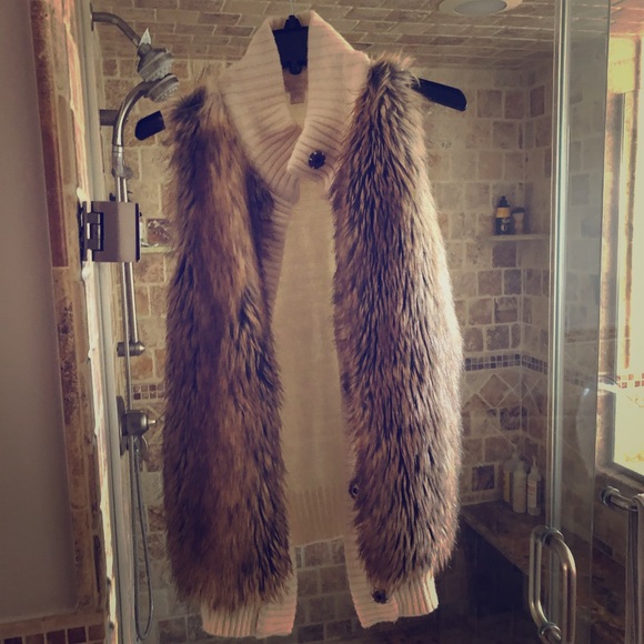 Michael kors faux fur vest with snaps - Picture 1 of 3